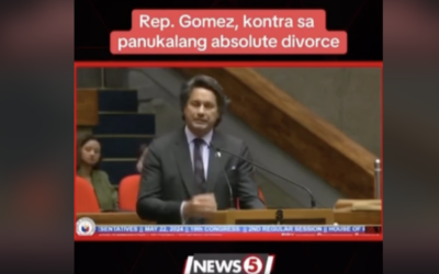 4th District Leyte Rep. Richard Gomez explains why he voted NO for the Divorce Bill.